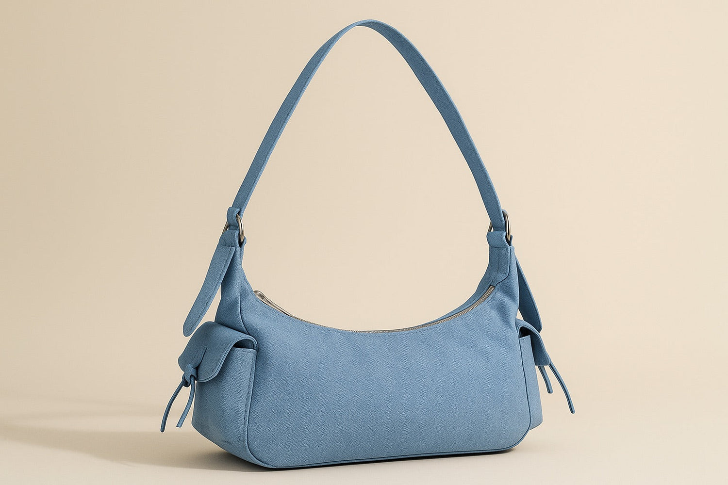 Stylish women’s shoulder bag on display