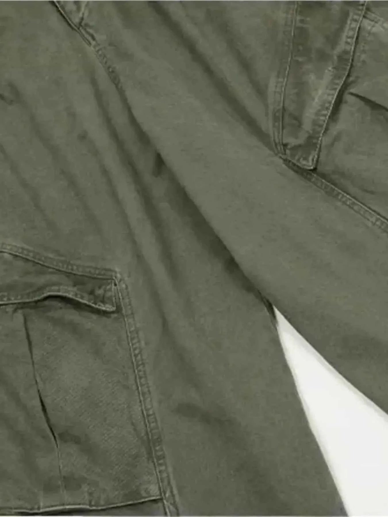 Men's Wide Leg Cargo Pants with Multi Pockets