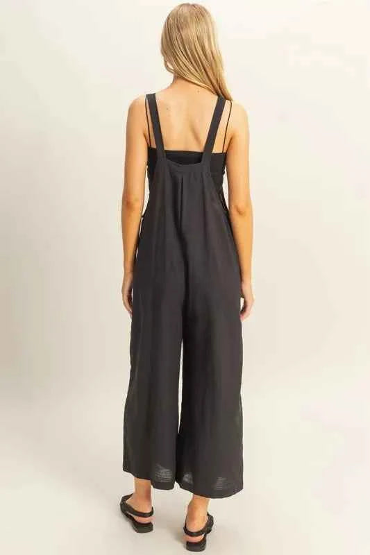 HYFVE Textured Wide Leg Overall