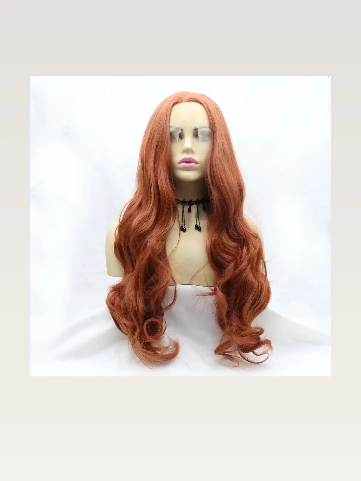 13*3 Lace Front Wigs Synthetic Long Wavy 24 130% Density — styled showcase — Livostyle