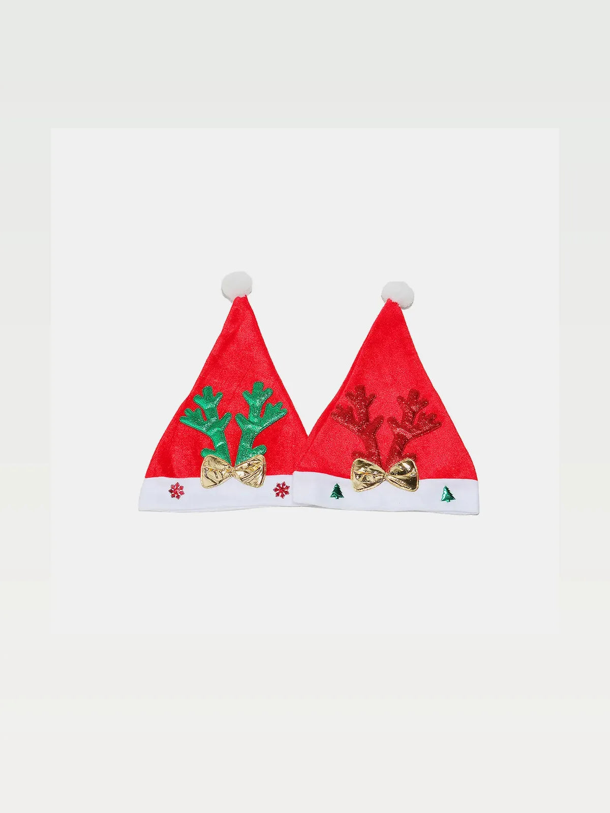 2 Piece Antler Christmas Hat with pompom — styled showcase — Livostyle