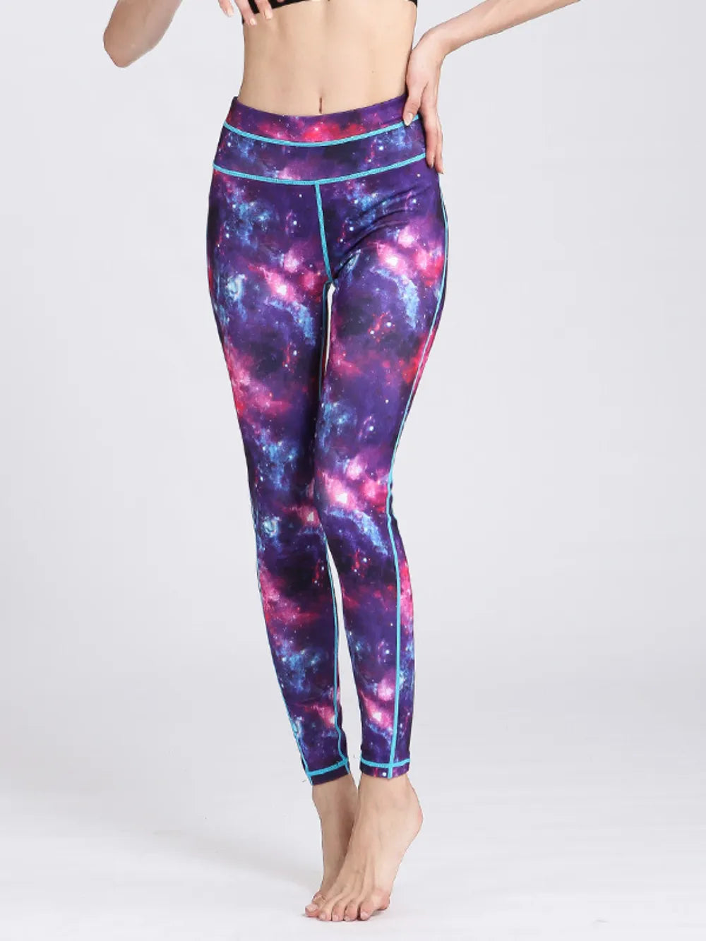 Printed Active High Waist Leggings — Livostyle