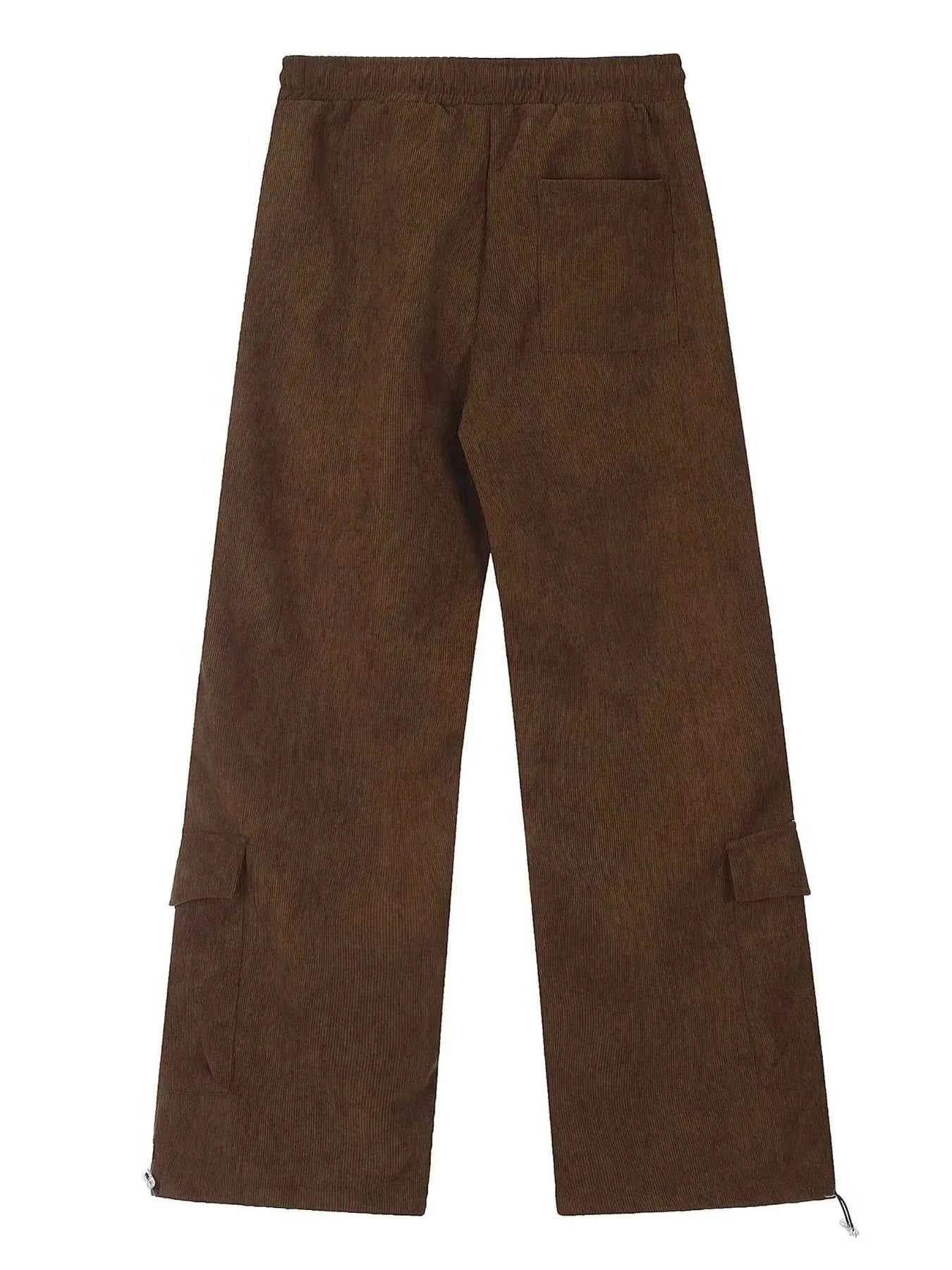 Men's Wide Leg Drawstring Pants
