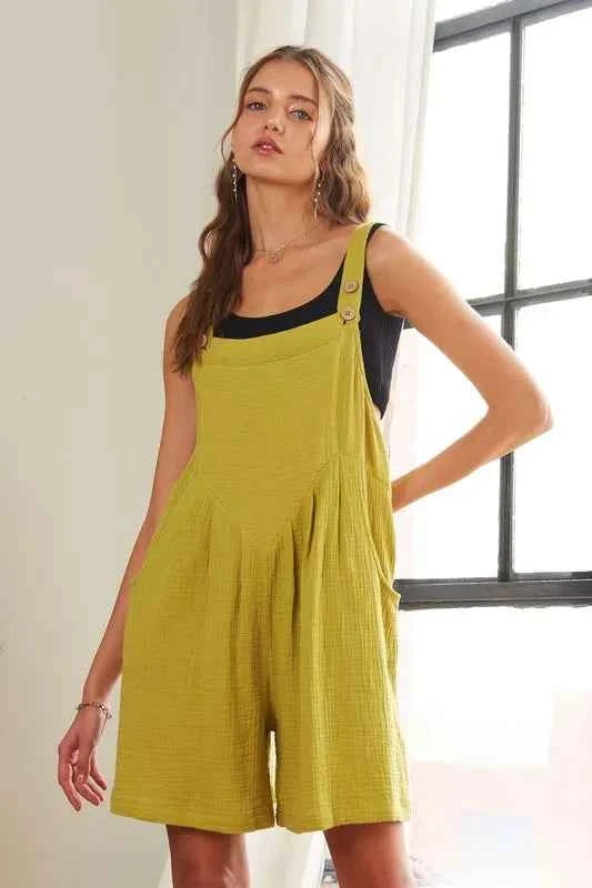 ADORA Wide Leg Overall Romper