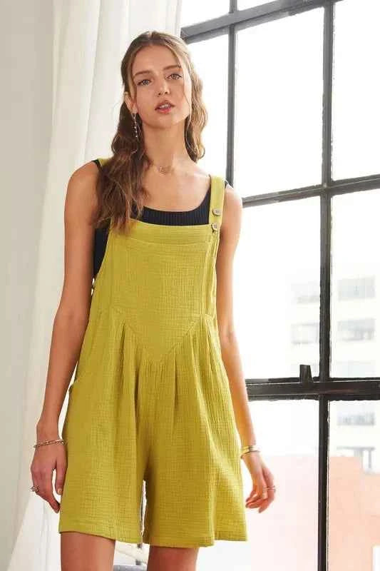 ADORA Wide Leg Overall Romper
