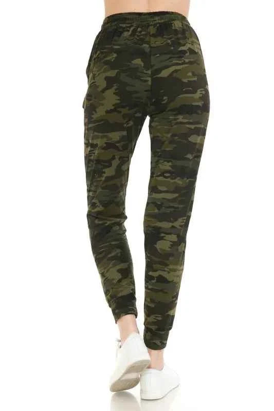 Leggings Depot Full Size Buttery Soft Joggers with Drawstring Plus Size