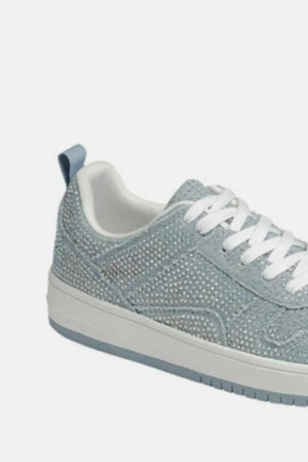 Forever Link Glittering Rhinestone Platform Sneakers for All-Day Comfort