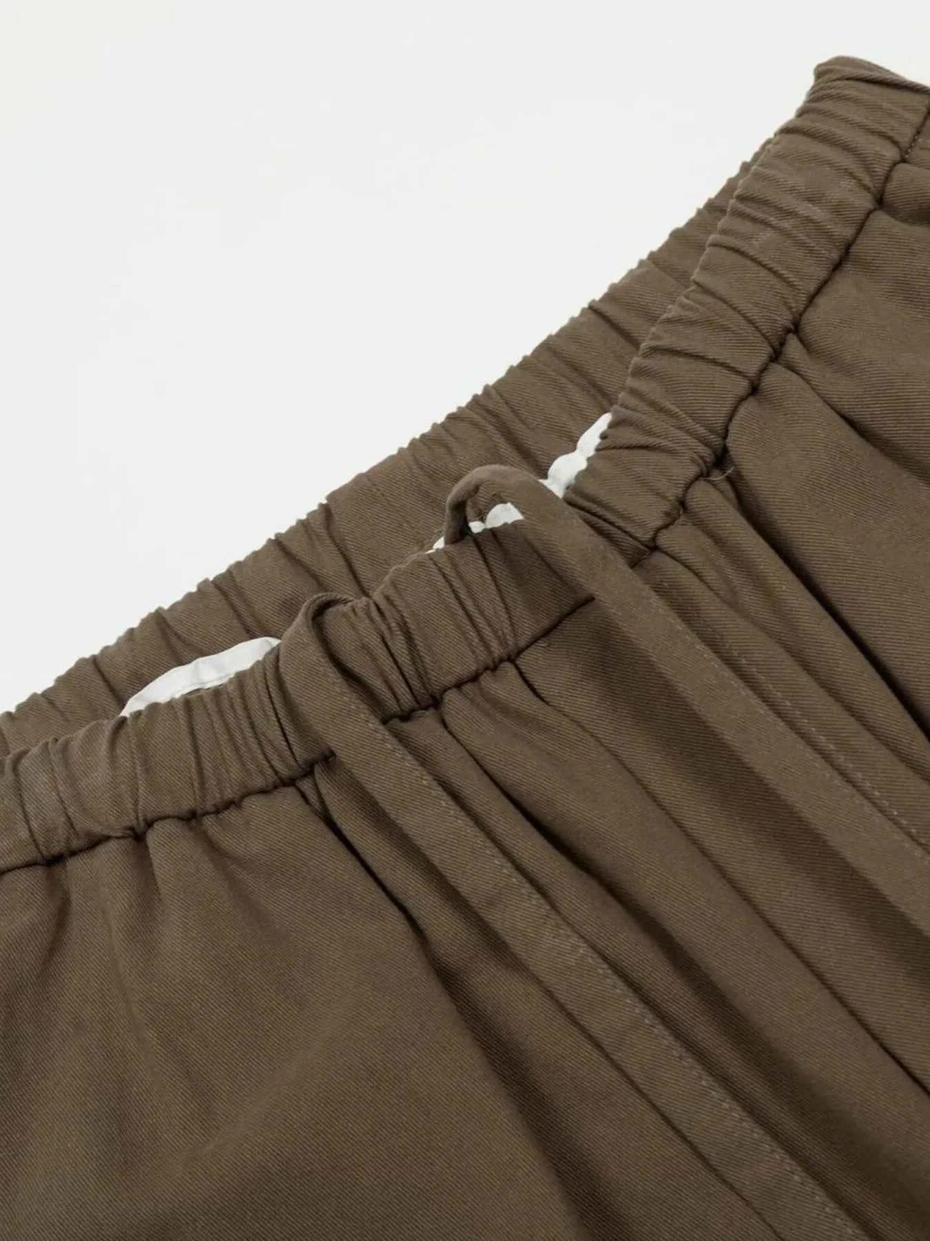 Men's Wide Leg Drawstring Elastic Waist Pants