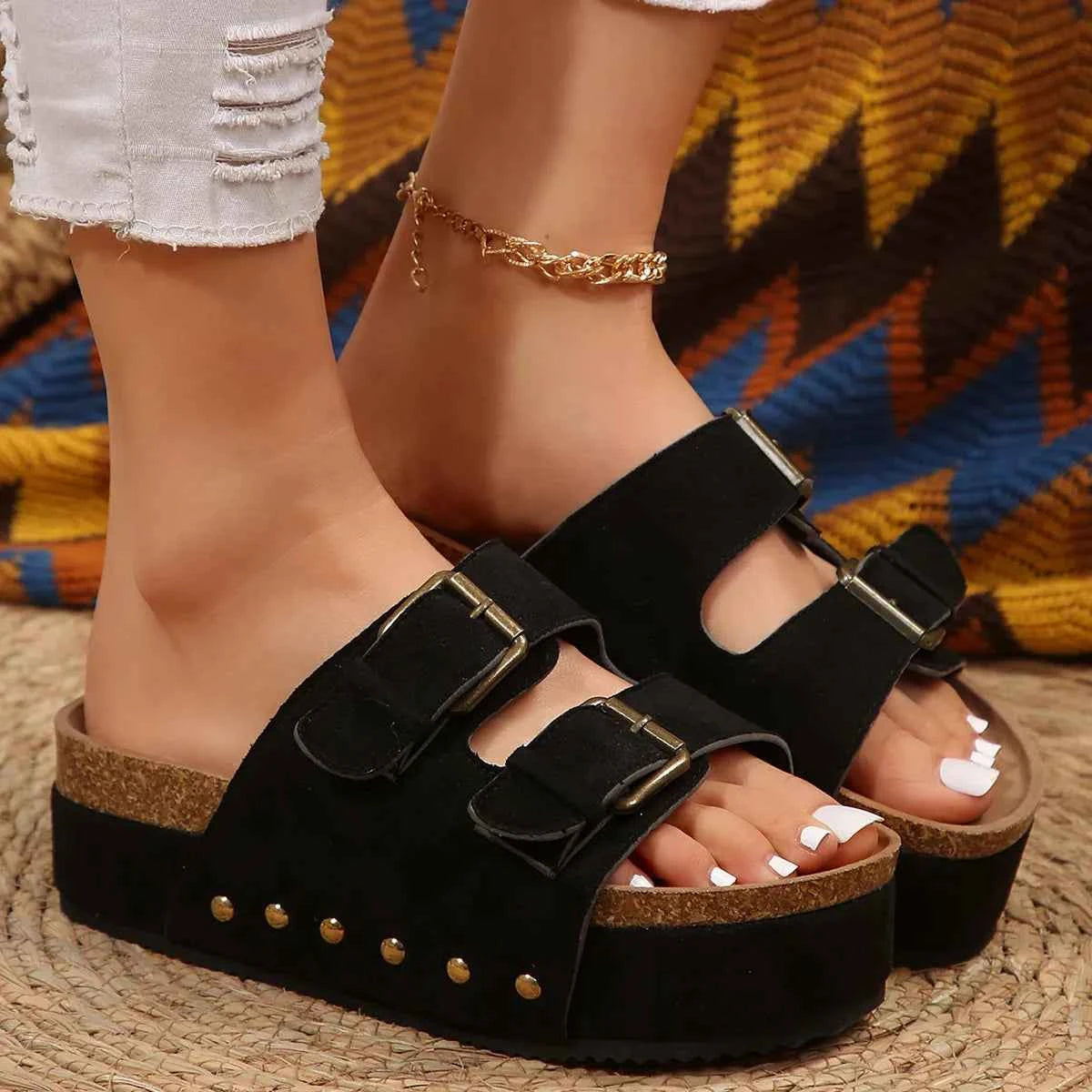 Open Toe Platform Sandals