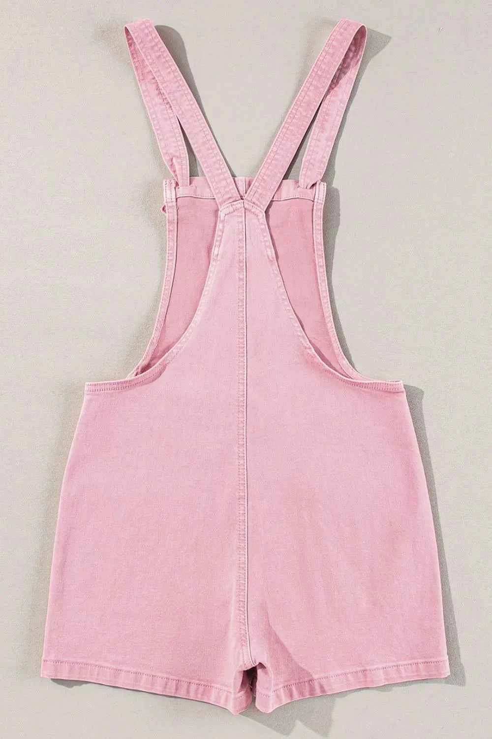 Knot Straps Denim Overalls with Pockets