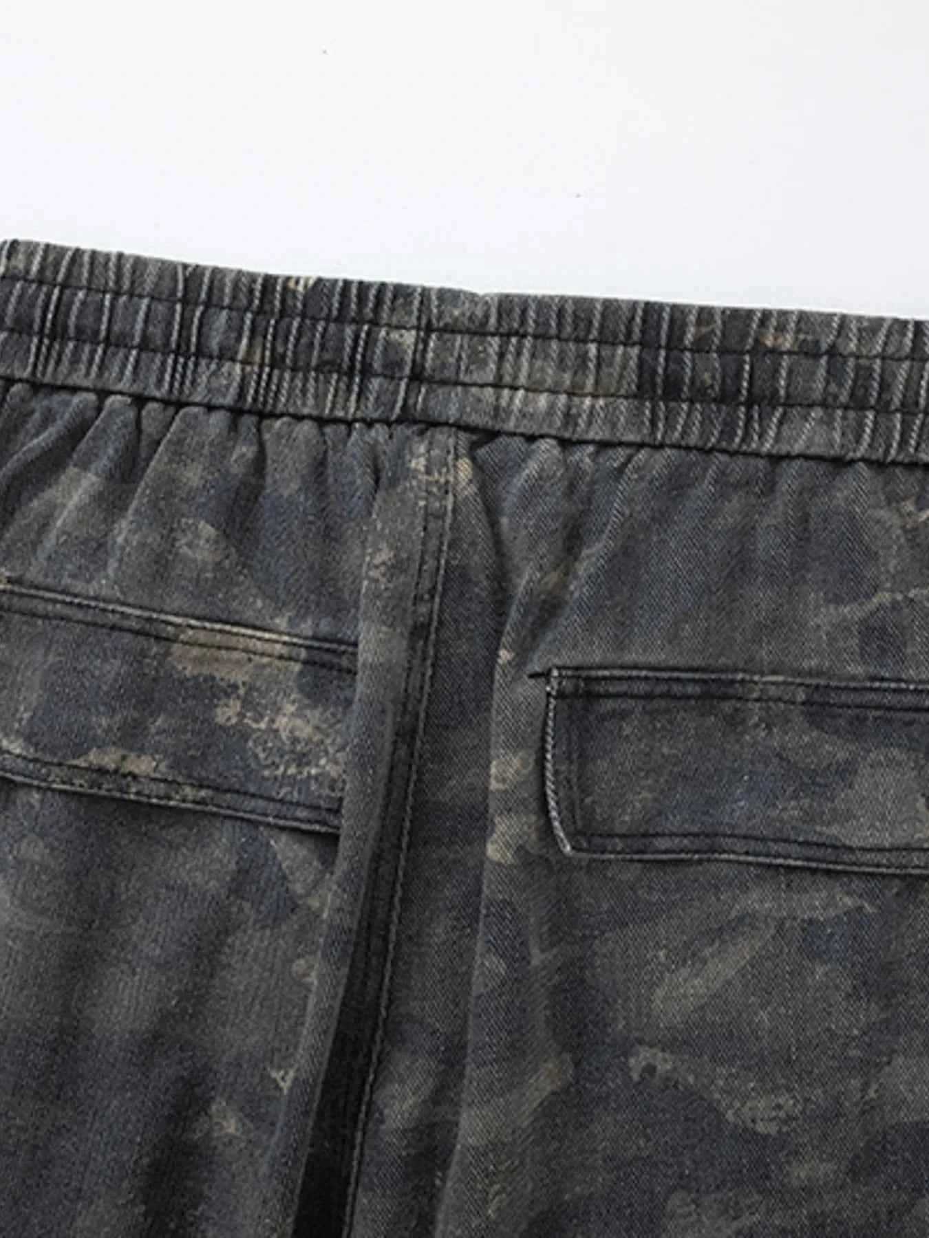 Men's Camouflage Cargo Drawstring Pants