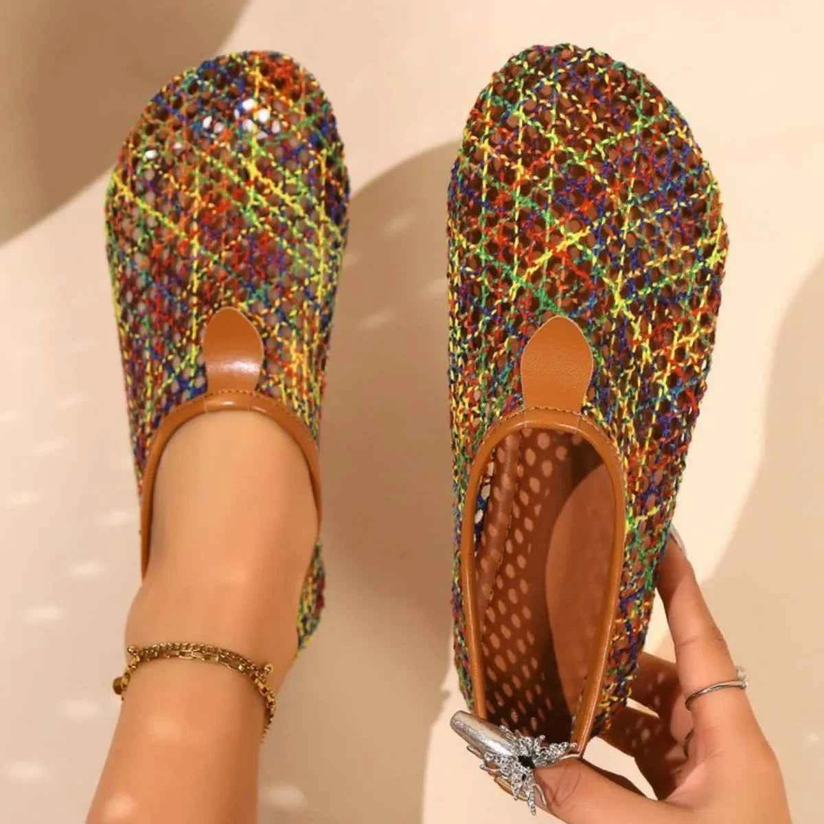 Round Toe Flats Slip-Ons