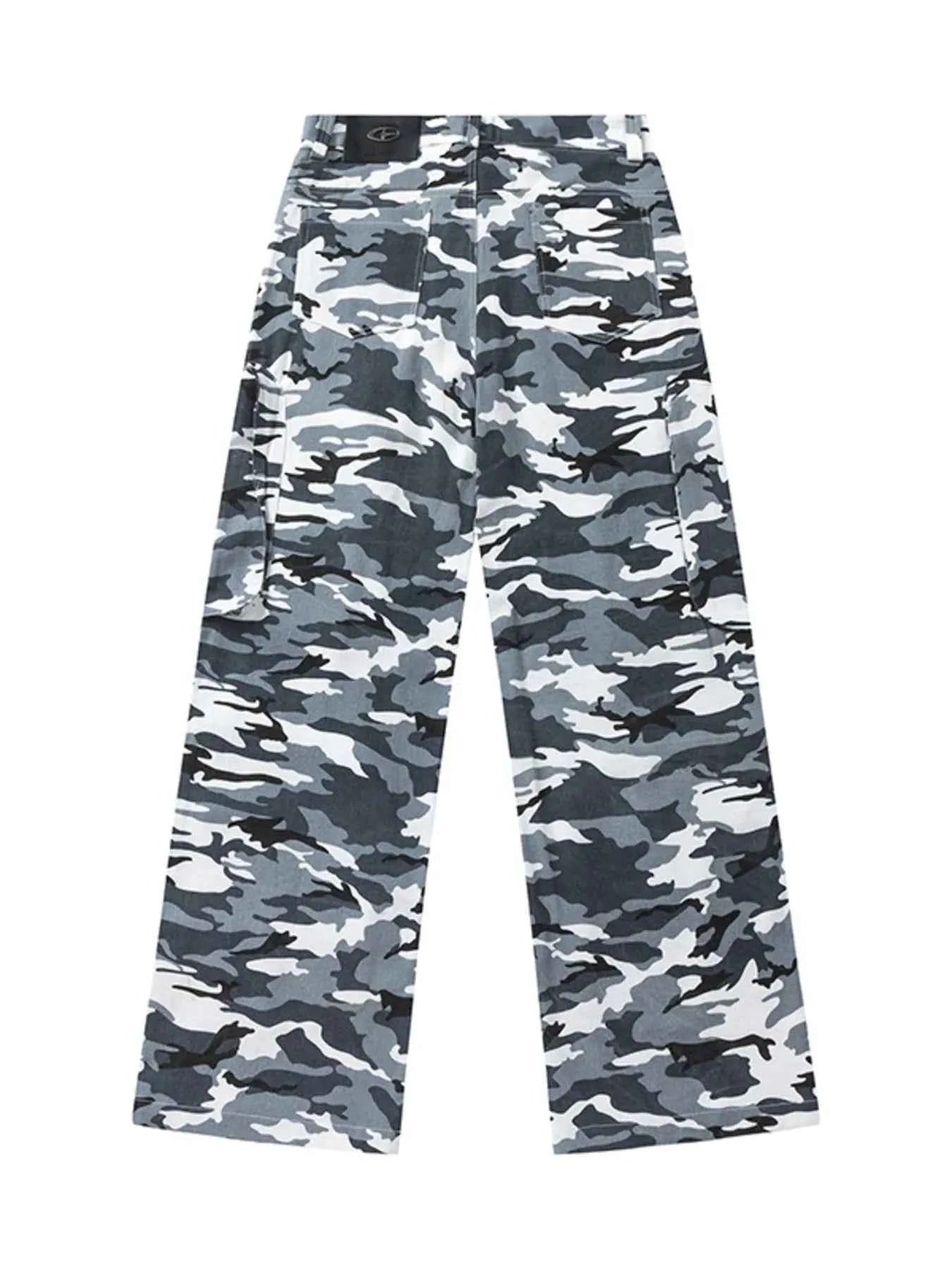 Men's Camo Cargo Pants with Multi Pockets