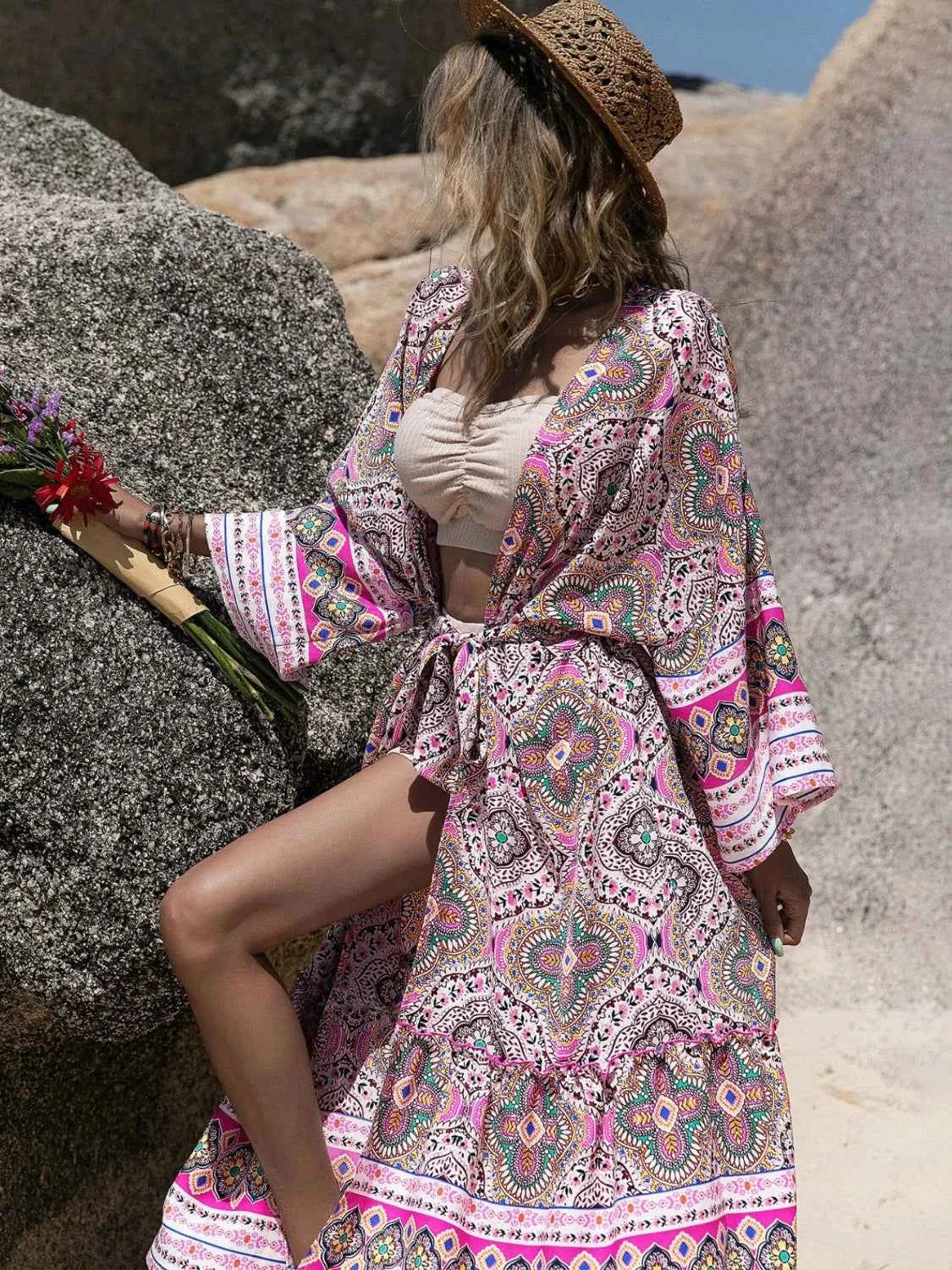 Printed Open Front Cover Up