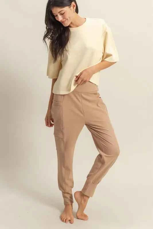HYFVE High-Waist Pocket Detail Comfy Sweatpants