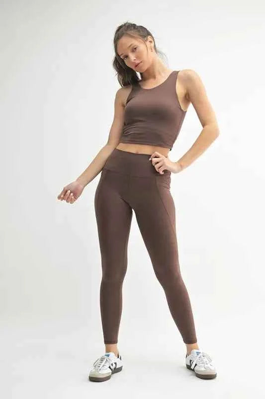 MONO B Venice Cloud Light Sculpt High-Waisted Leggings