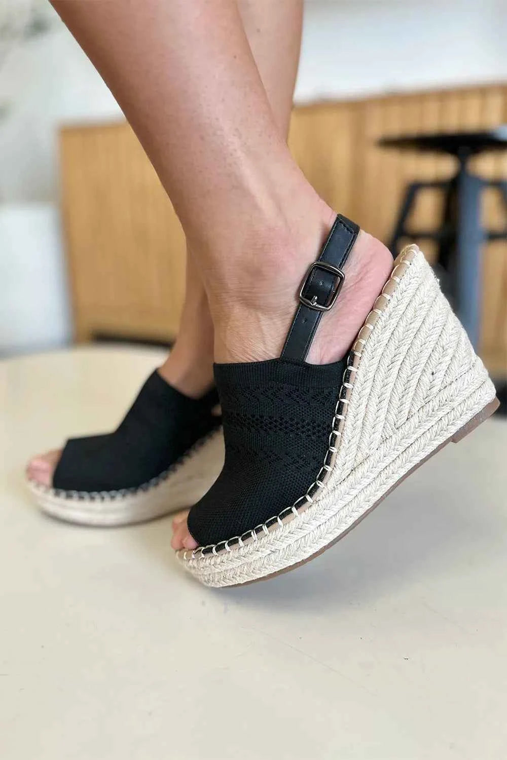 Stylish Forever Link Peep Toe High Heels for Chic & Elegant Look