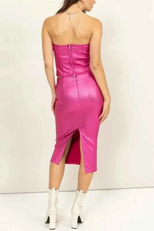HYFVE Shimmer Midi Skirt