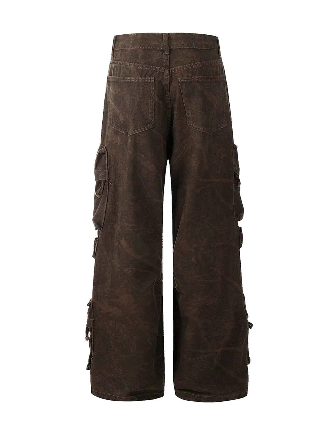 Men's Camouflage Cargo Wide Leg Pants