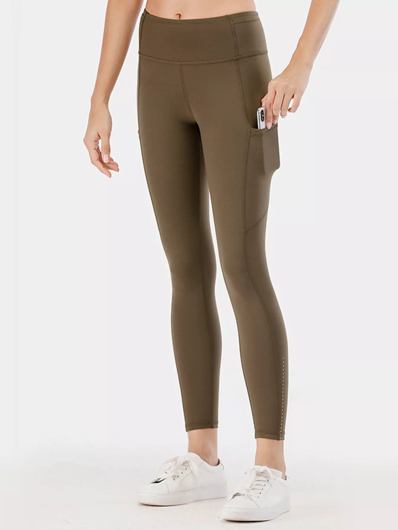 High-Waisted Active Leggings with Pockets — Livostyle