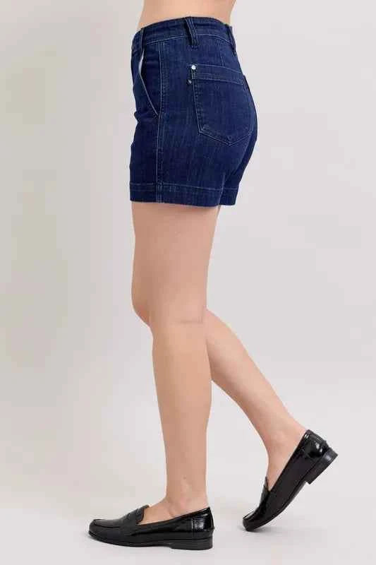 Judy Blue Full Size High Waist Denim Shorts Plus Size