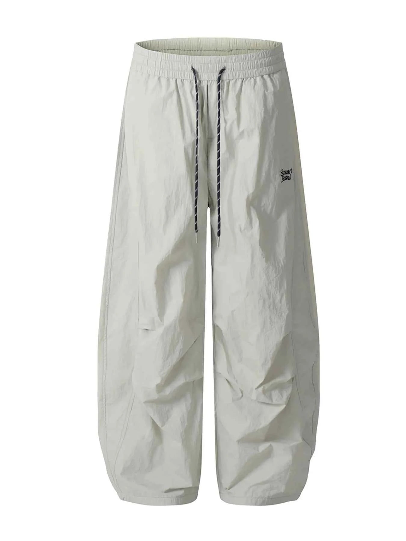 Men's Drawstring Breathable Curved Pants