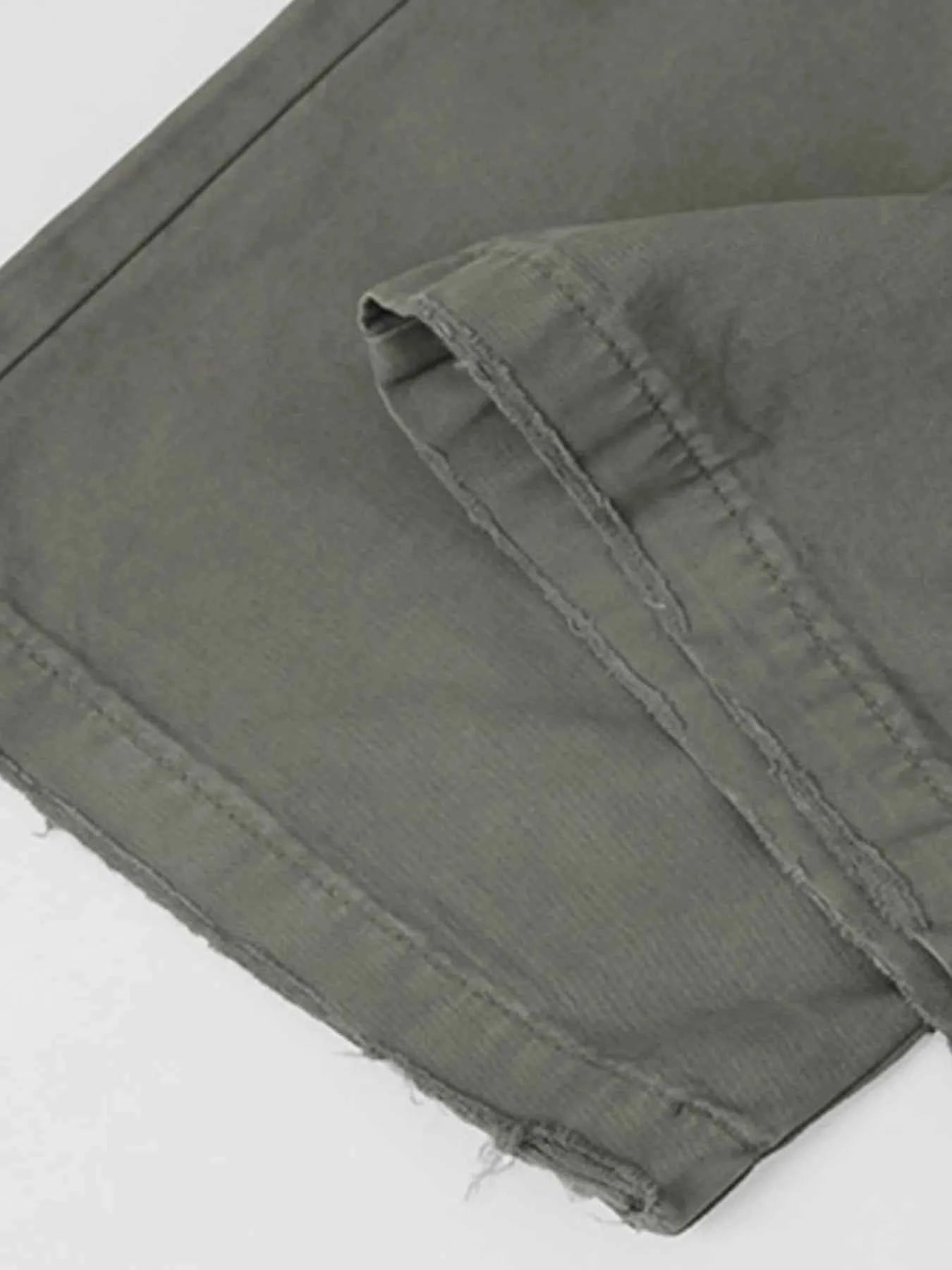 Men's Wide Leg Cargo Pants with Multi-Pockets