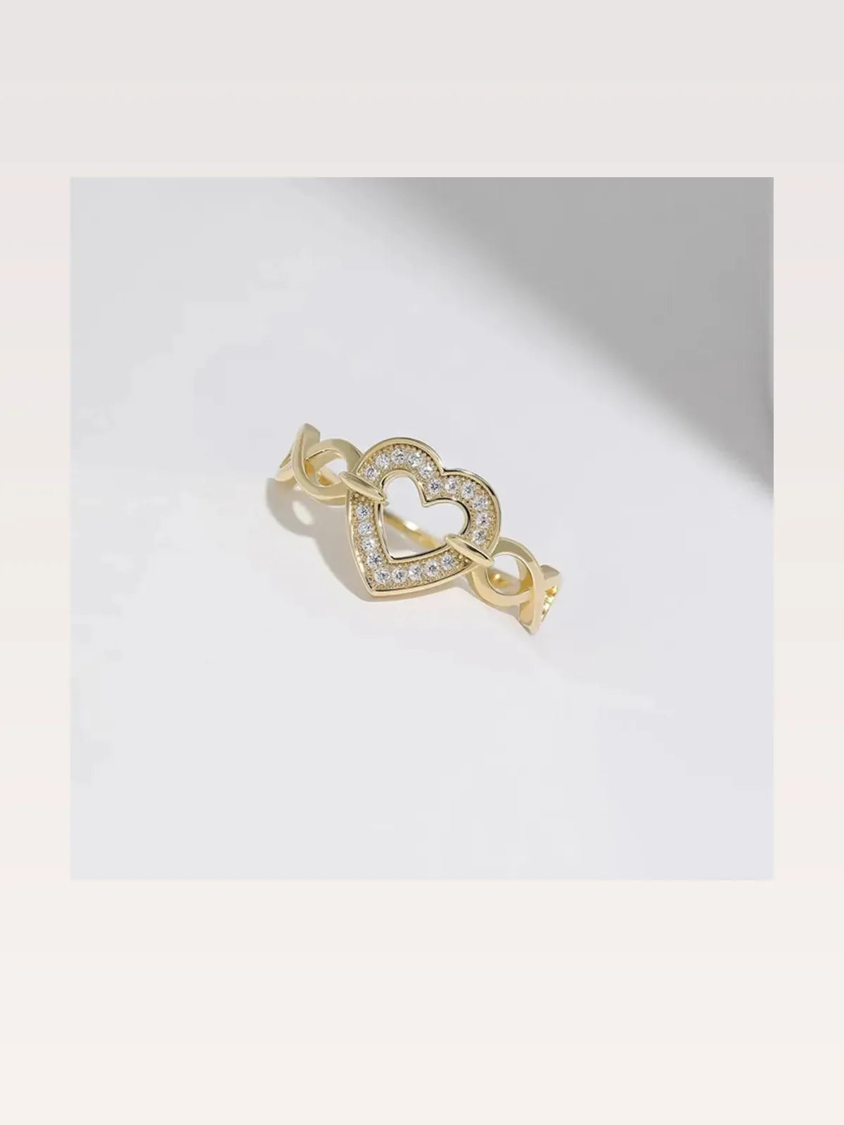 925 Sterling Silver Heart Ring — styled showcase — Livostyle