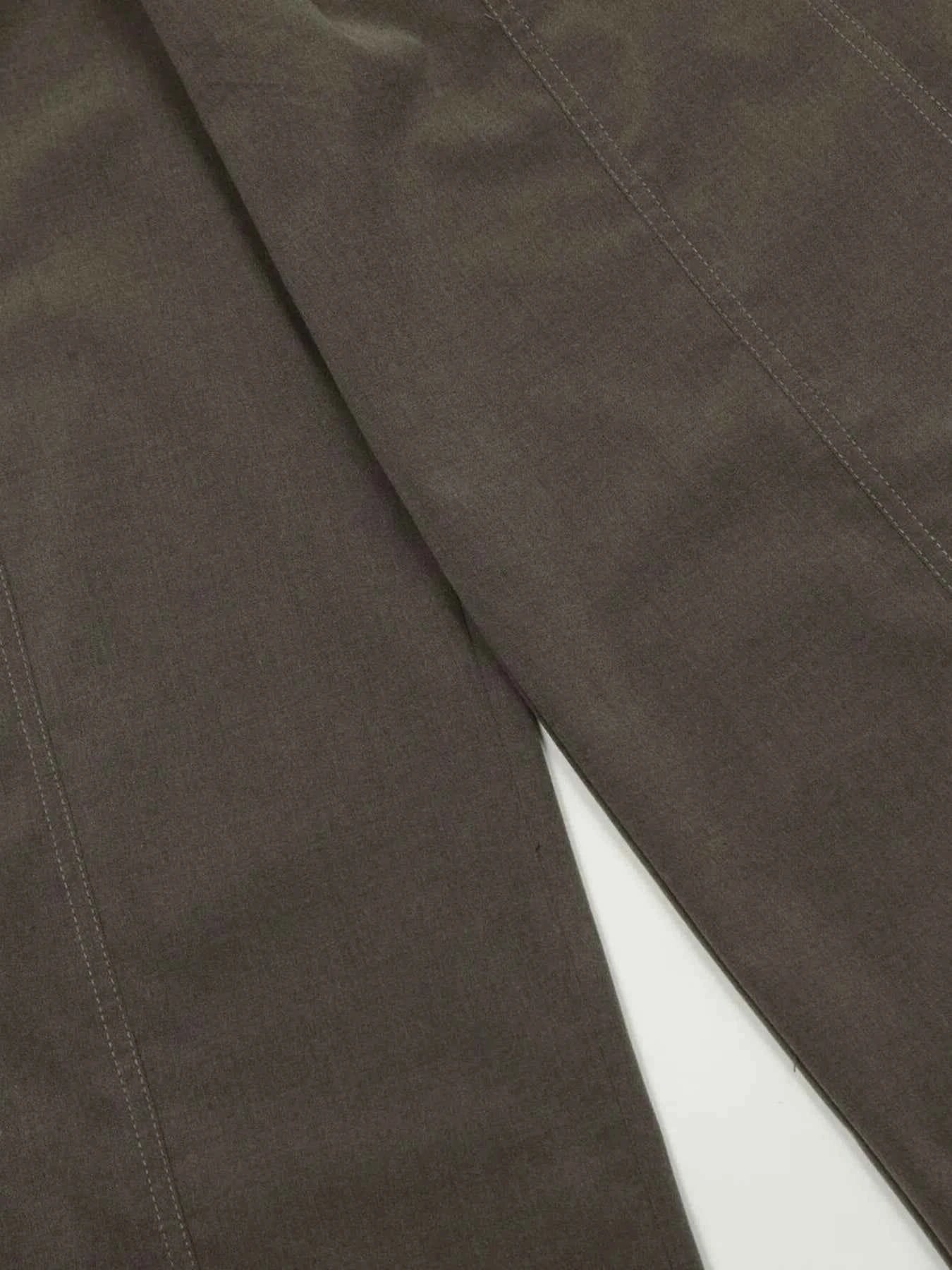Men's Wide Leg High Waist Pants with Belt