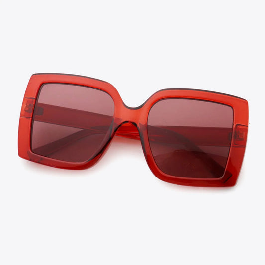 Acetate Lens Square Sunglasses — square view — Livostyle