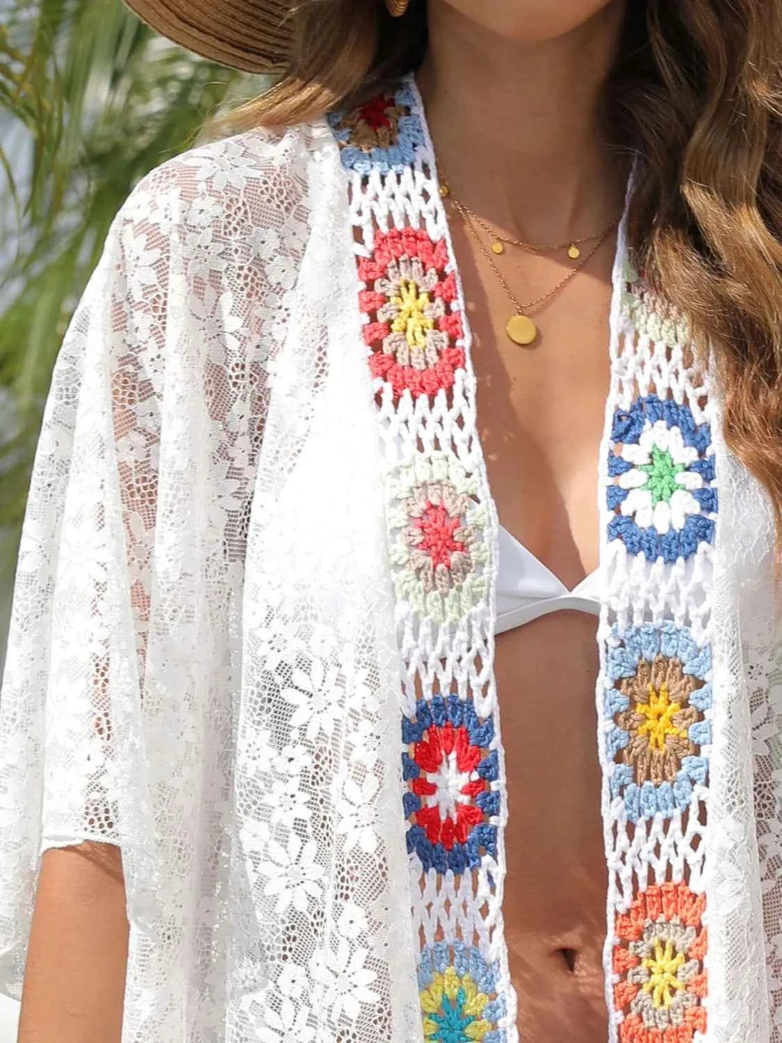 Crochet Open Front Cover-Up