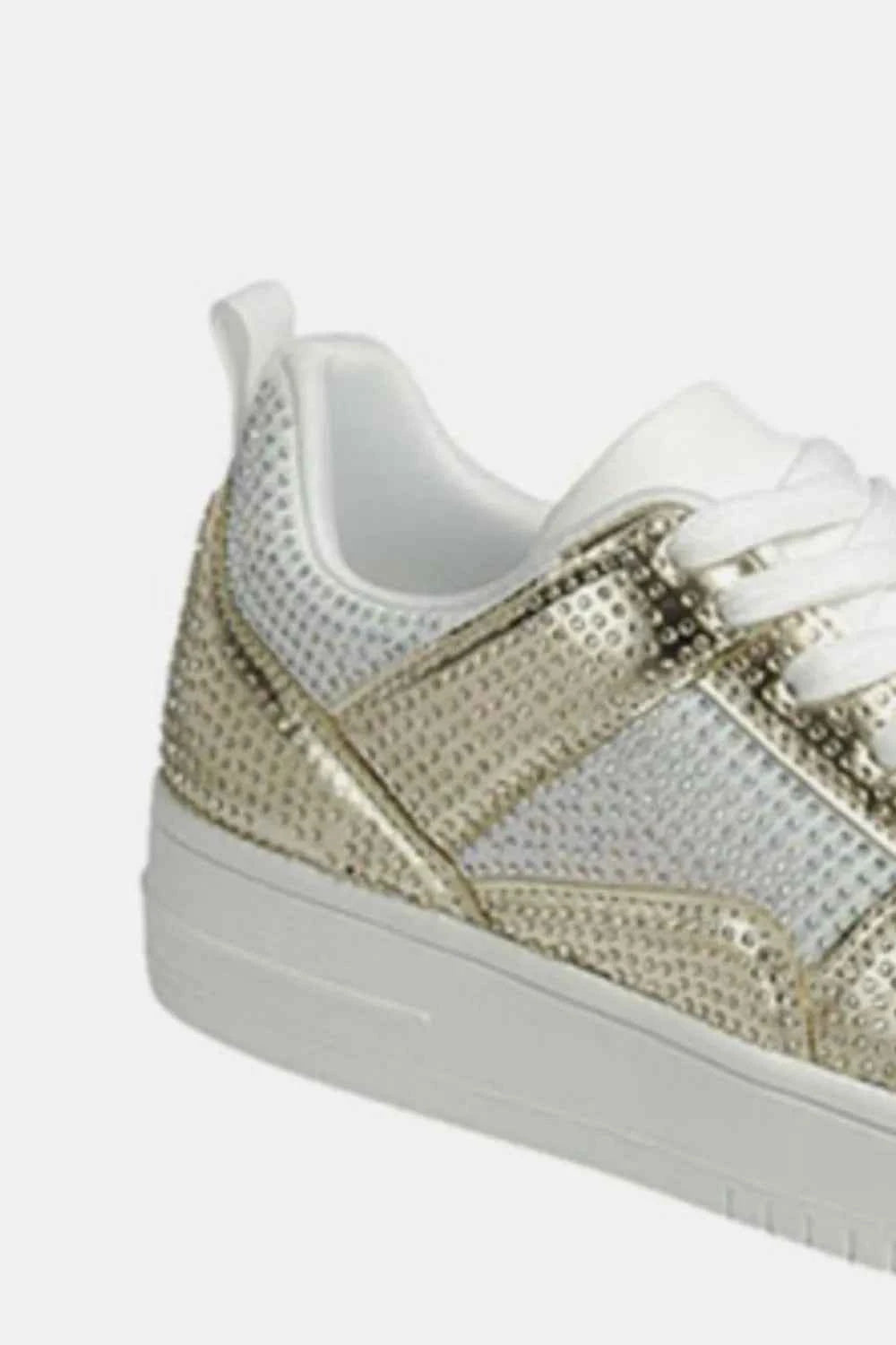 Stylish Comfortable Rhinestone Platform Sneakers