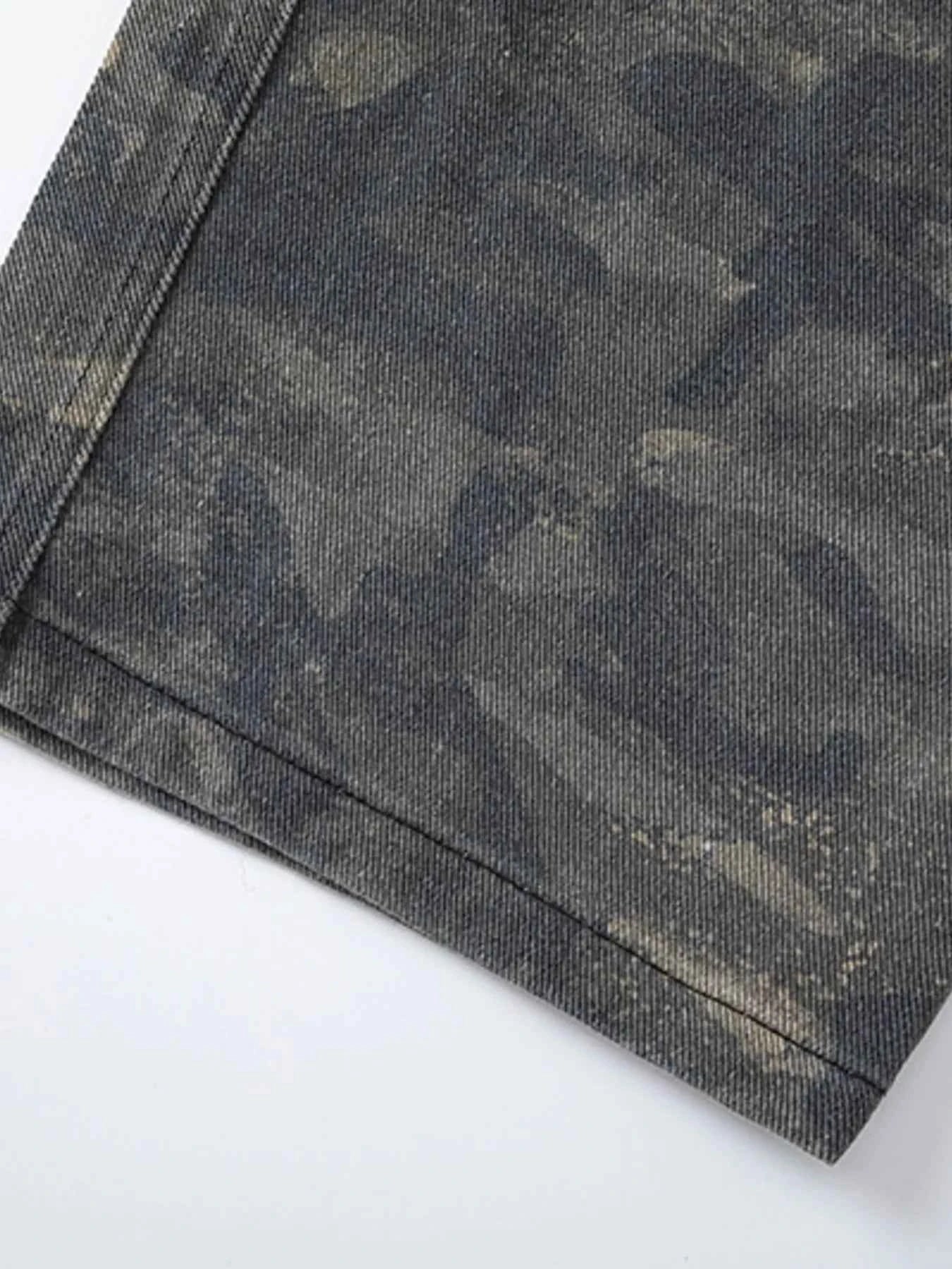 Men's Camouflage Cargo Drawstring Pants