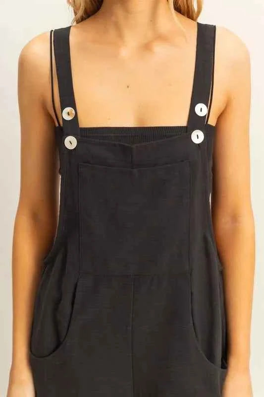 HYFVE Textured Wide Leg Overall