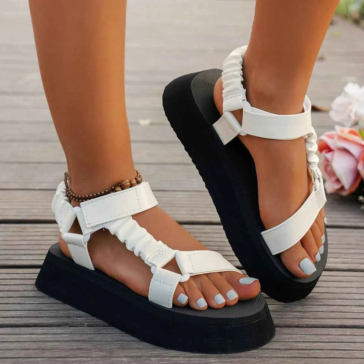 Open Toe Platform Sandals