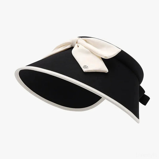 Bow Ice Silk Sun Hat — square view — Livostyle
