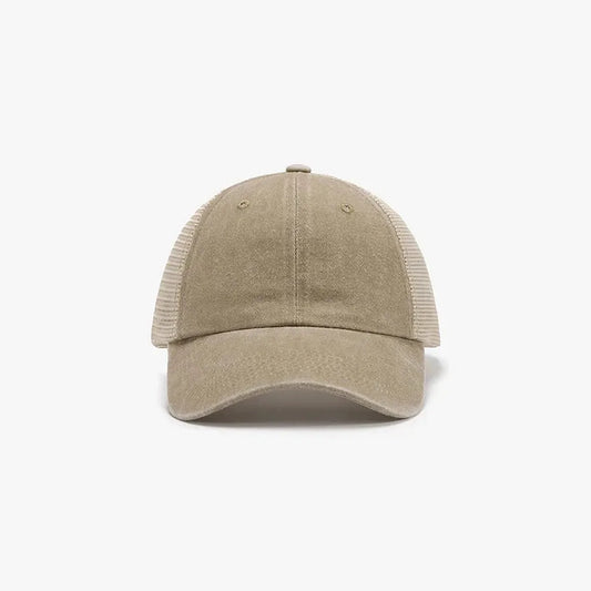 Breathable Mesh Adjustable Baseball Cap — square view — Livostyle