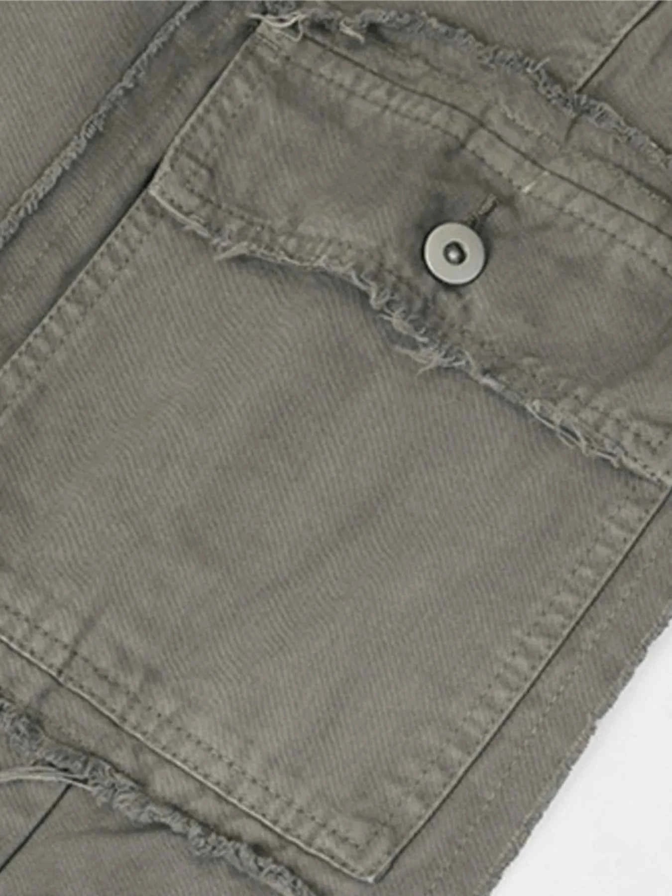 Men's Wide Leg Cargo Pants with Multi-Pockets