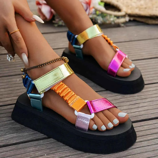 Open Toe Platform Sandals