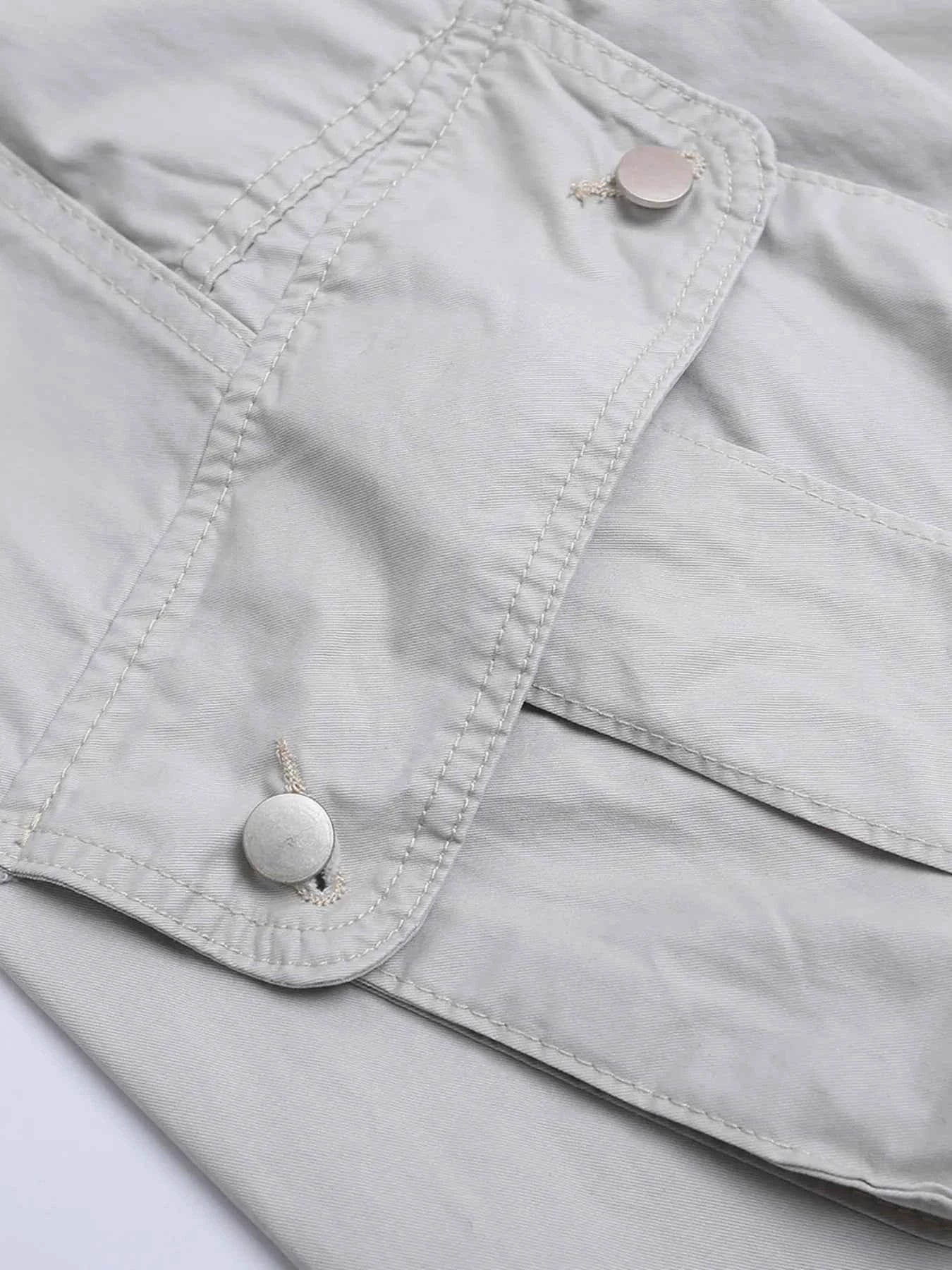 Men's Wide Leg Cargo Pants with Elastic Waist