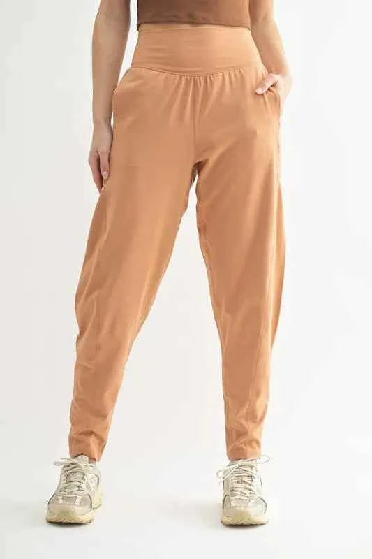 MONO B Flowbarrel High Waist Active Pants