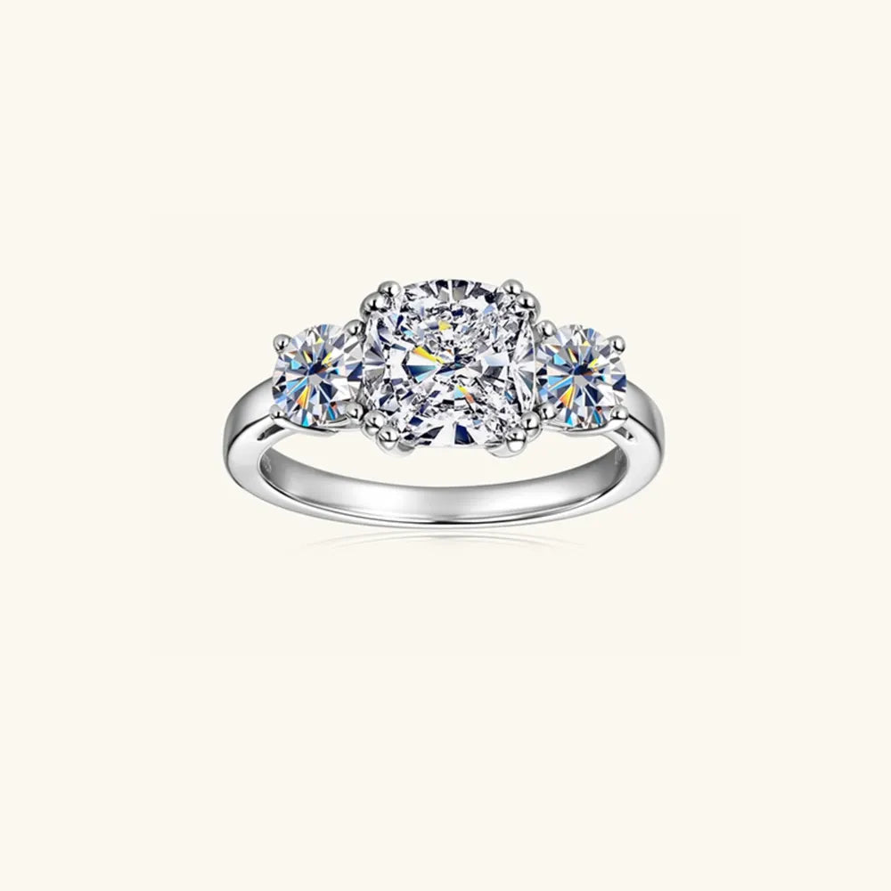 3.5 Carat Moissanite 925 Sterling Silver Ring — Livostyle