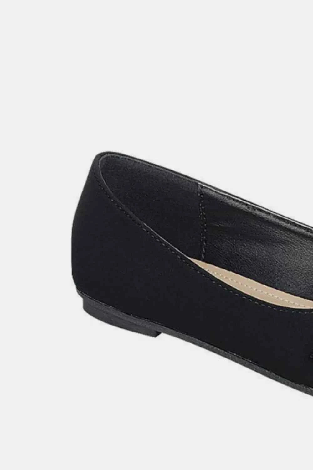 Glamorous Rhinestone Buckle Ballet Flats for All Occasions