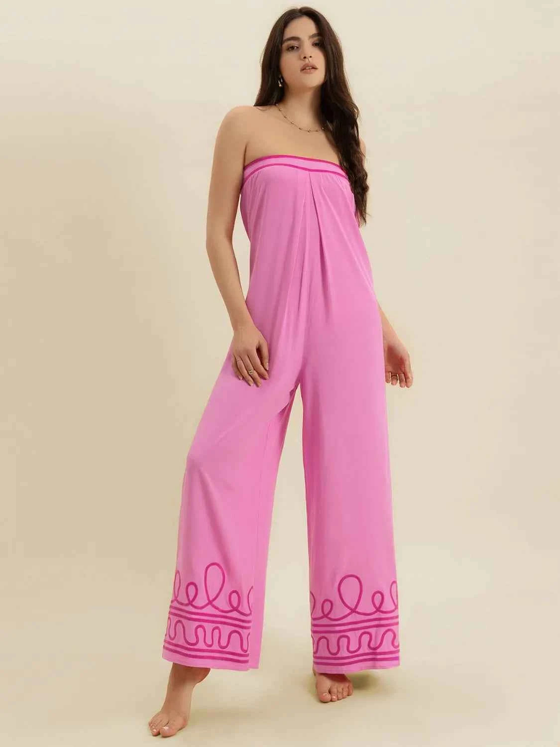 Wide Leg Tube Jumpsuit — Livostyle