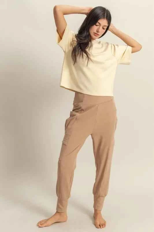 HYFVE High-Waist Pocket Detail Comfy Sweatpants