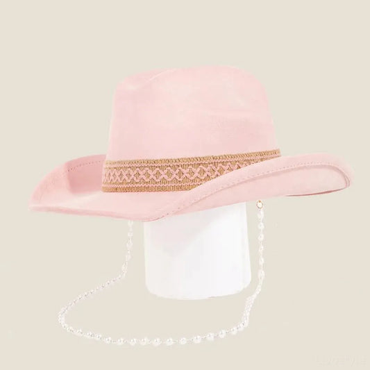 Ornate Band Cowboy Hat — square view — Livostyle
