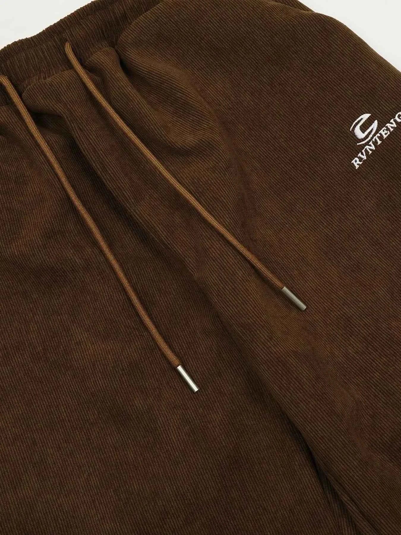 Men's Wide Leg Drawstring Pants
