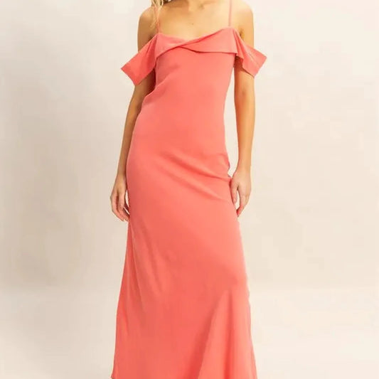 Elegant Cami Maxi Dress with Flattering Fit — square view — Livostyle