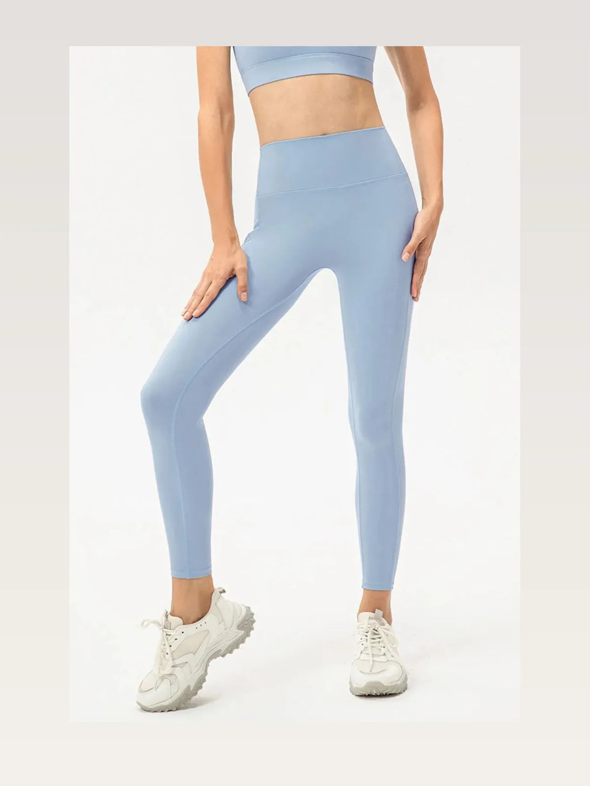 High Waist Skinny Active Pants — styled showcase — Livostyle