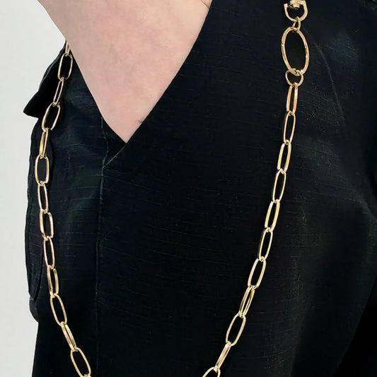 Iron Chain Belt — square view — Livostyle